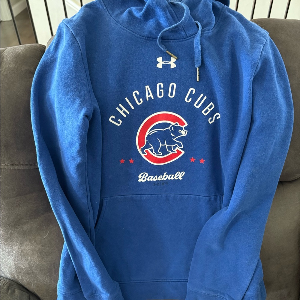 Under Armour Chicago Cubs Blue Hoodie